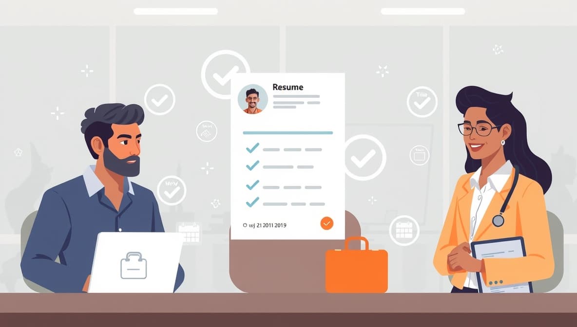 Employment verification illustration