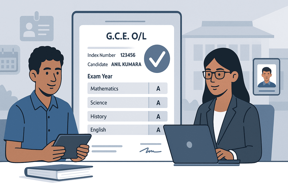 Education verification process